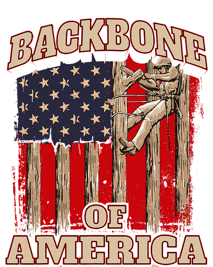 Backbone Of America Arborist Tree Surgeon Lumberjack Logger T-Shirt