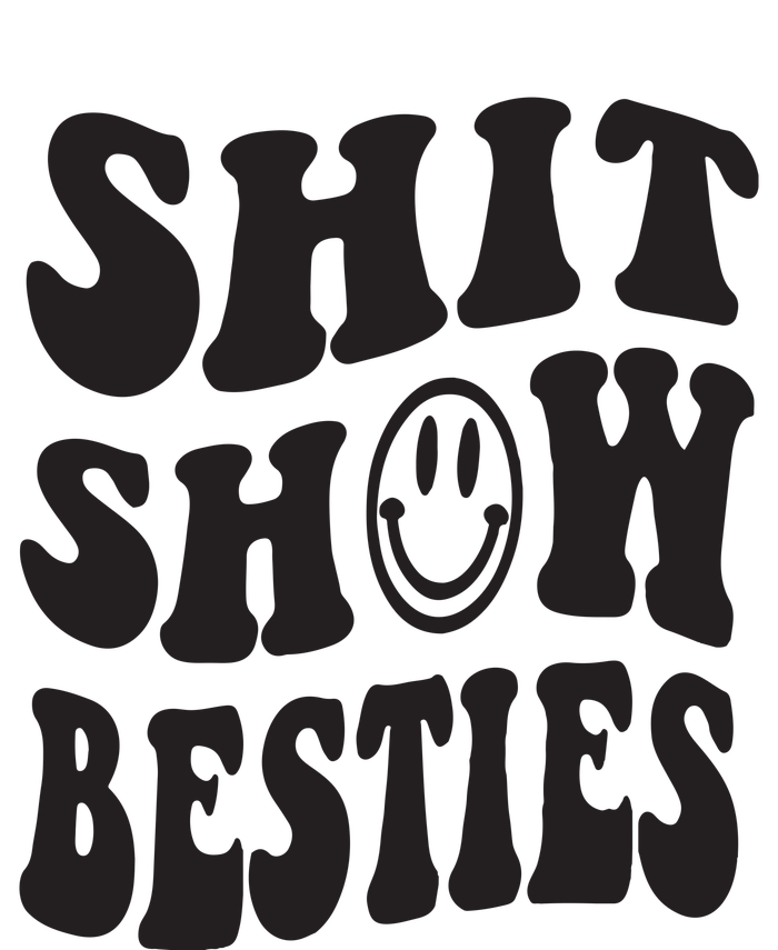 Shit Show Besties Ladies Essential Flowy Tank