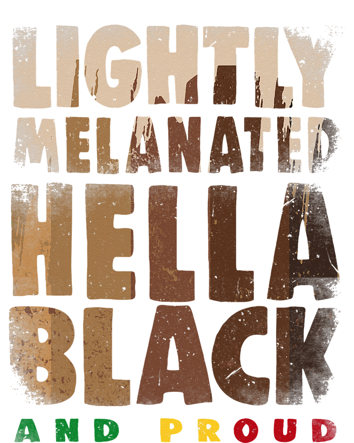 Lightly Melanated Hella Black History Month Melanin Daily Commute Backpack