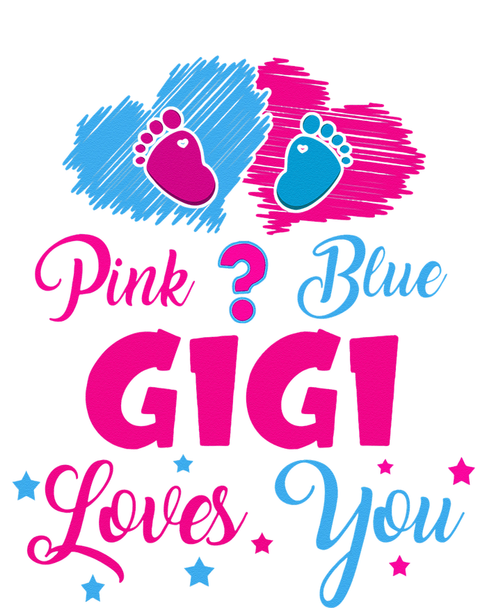 Pink Or Blue Gigi Loves You Gender Reveal Gigi Outfit Yupoong Adult 5-Panel Trucker Hat