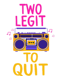 Two Legit To Quit 2nd Birthday Party Hip Hop Theme Toddlers Tall Hoodie