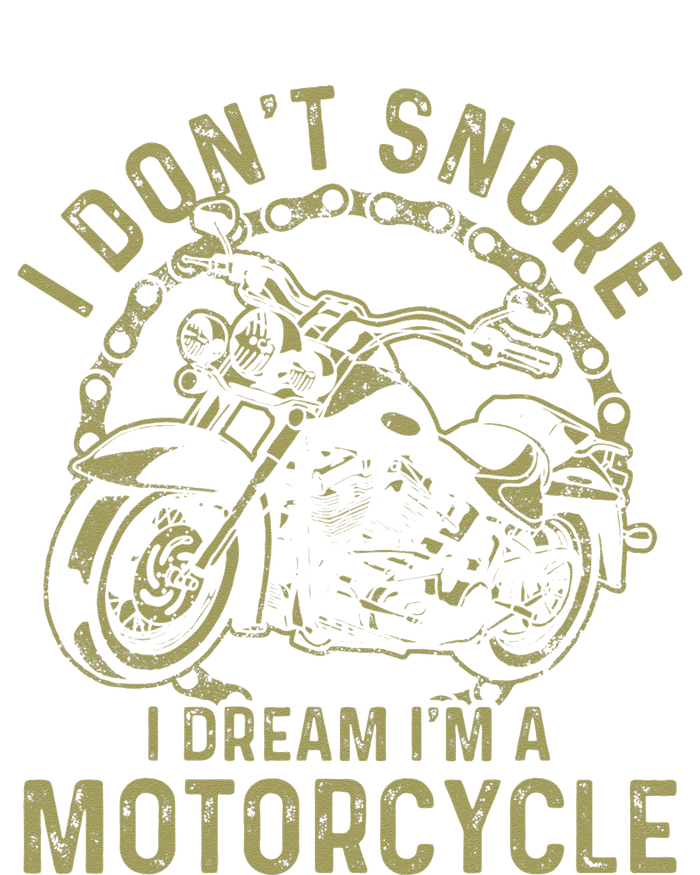 I Dont Snore I Dream Im A Motorcycle Funny Snoring Biker Drawstring Bag