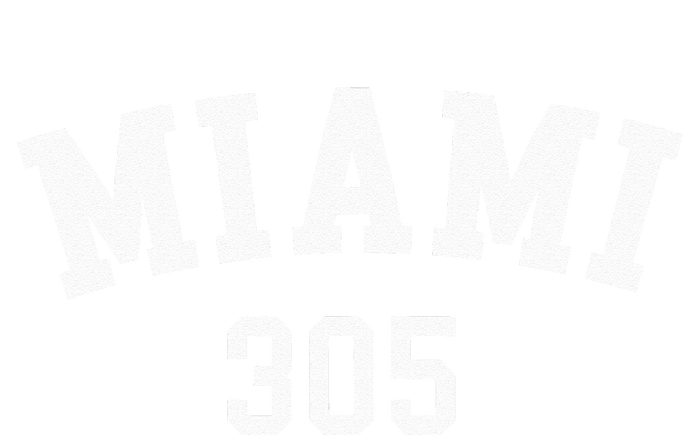 Miami 305 USA American College Font Ladies Long Sleeve Shirt