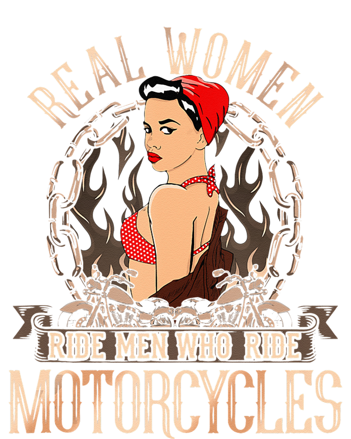 Sexy Real Chick Ride Motorcycles Gift Biker Babe Chick T-Shirt