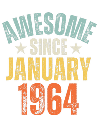 Awesome Since January 1964 60 Years Old 60th Birthday T-Shirt