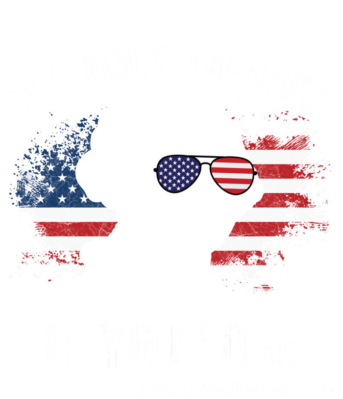 It's Only Treason If You Lose Funny George Washington 4th Of July 25L Jumbo Tote