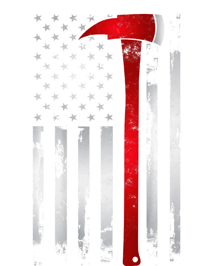 Fireman Thin Red Line American Flag Axe gift for Firefighter Tie-Dye Long Sleeve Shirt