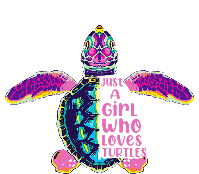 Just A Who Loves Sea Turtles Ladies Long Sleeve Shirt