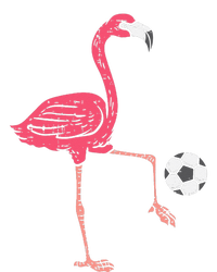 Flamingo Playing Soccer Football Player T-Shirt