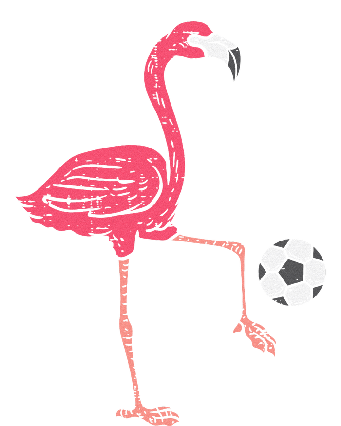 Flamingo Playing Soccer Football Player T-Shirt