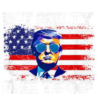 Not Guilty Free Trump I Stand With Trump 4th Of July Performance Fleece Hoodie