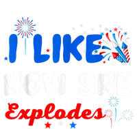 Independence I Like How She Explodes Fireworks Funny Couple Button