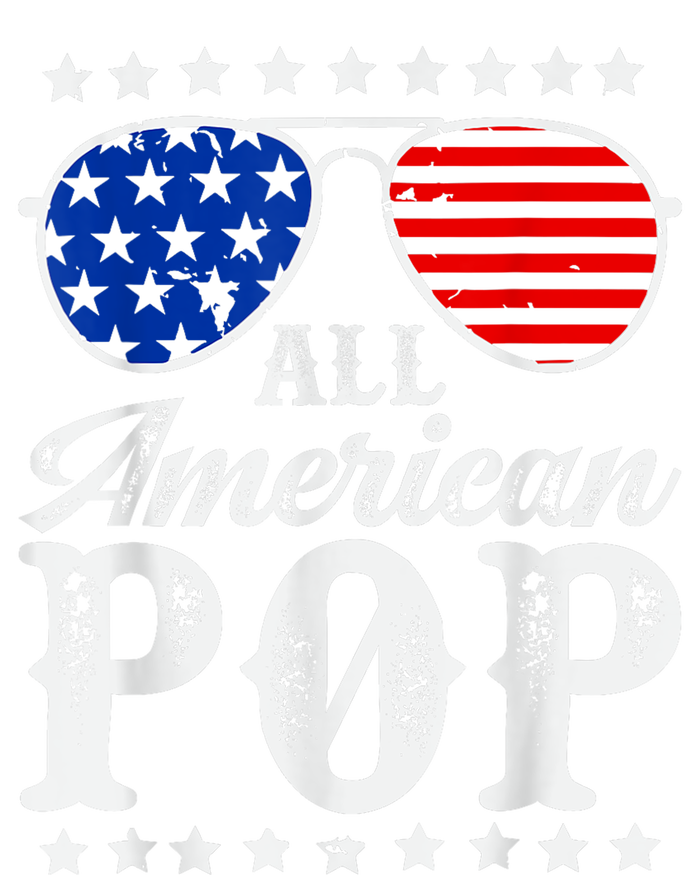 Funny All American Pop Sunglasses USA 4th Of July T-Shirt