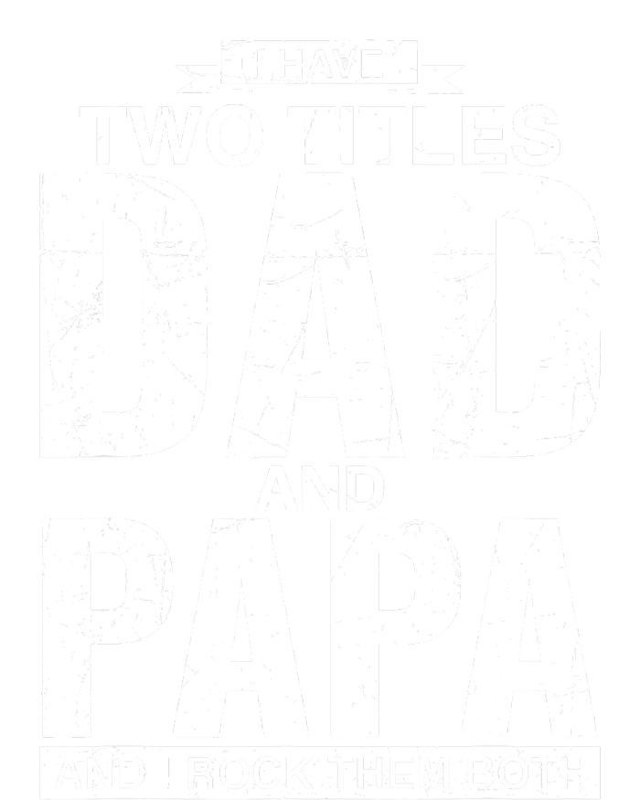 I Have Two Titles Dad And Papa Father's Day Sustainable Knit Beanie