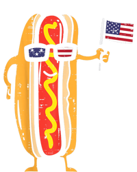 Hotdog Sunglasses American Flag USA Funny 4th Of July Fourth Magnet