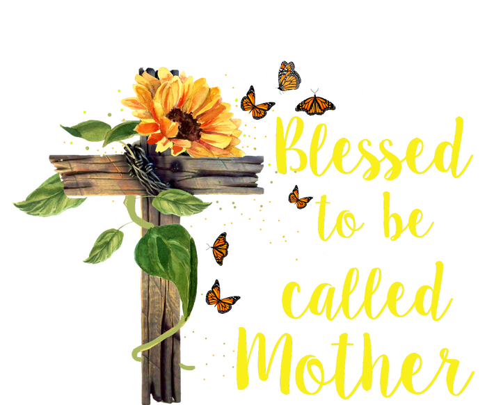 Blessed To Be Called Mother Women's Crop Top Tee