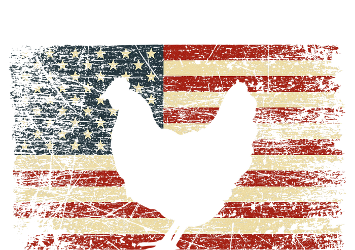 4th of July Chicken Patriotic American Flag Wo T-Shirt