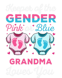 Keeper Of The Gender Grandma Loves You Baby Shower Family Women's T-Shirt