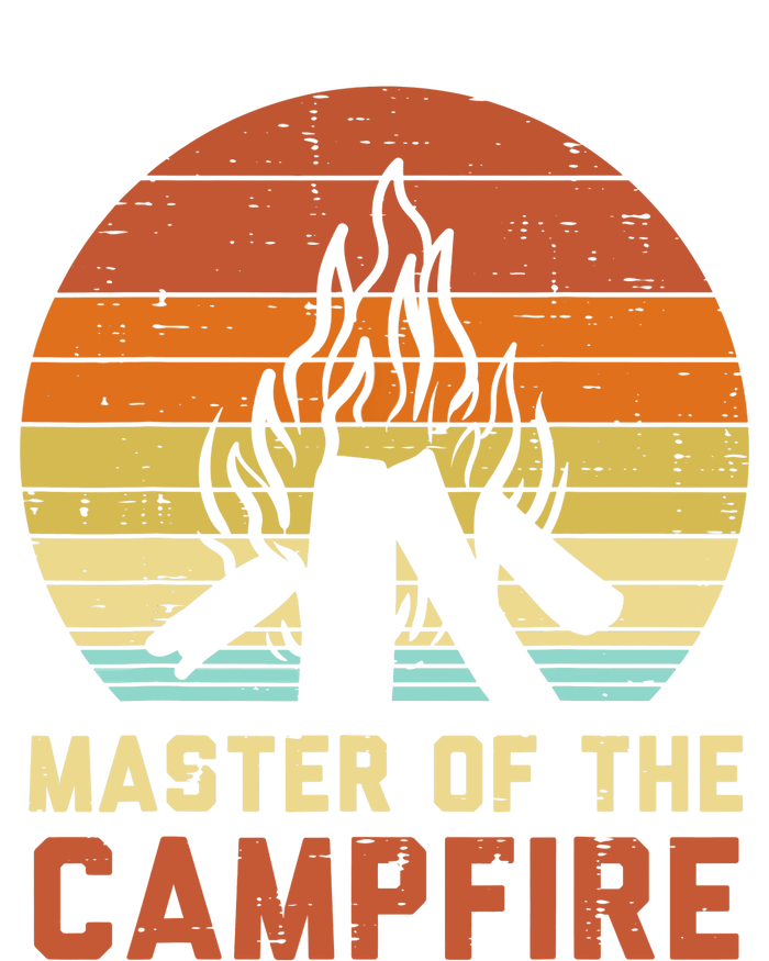 Master Of The Campfire Sunset Retro Bonfire Camping Camper Toddler Sweatshirt