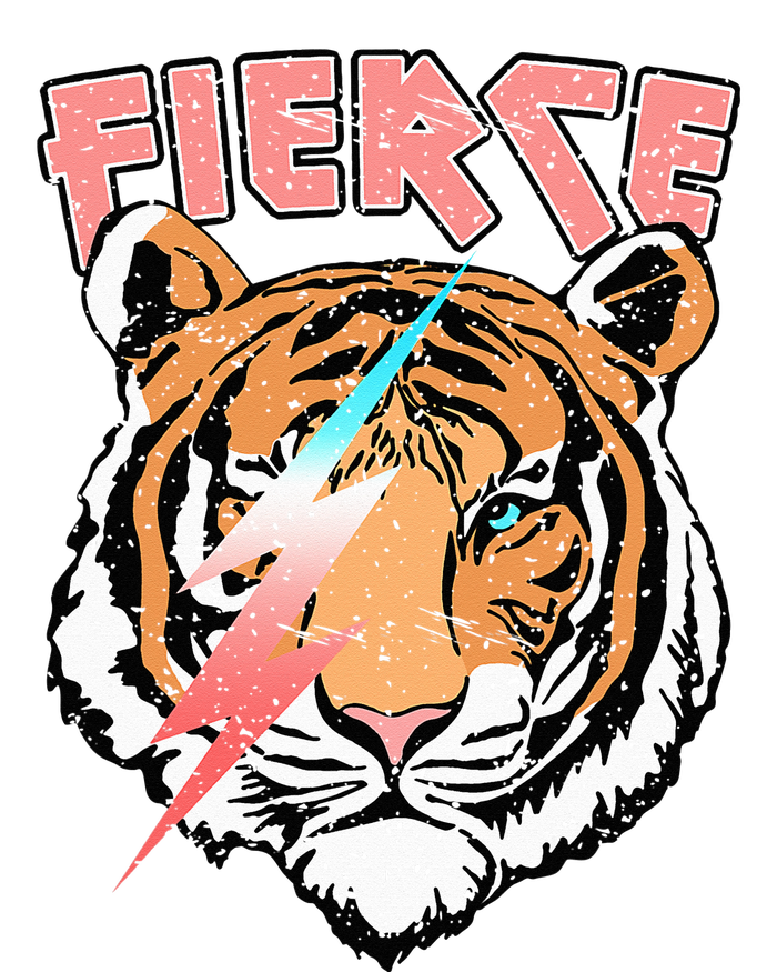 Vintage Retro Fierce Tiger Cool 80's 90's Style Lover Gift T-Shirt