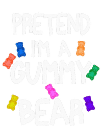 Pretend I'm A Gummy Bear Tee Funny Lazy Halloween Costume Pom Pom 12in Knit Beanie