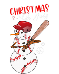 Christmas in july For Baseball Fan Snowman Snowman Baseball Tank Top