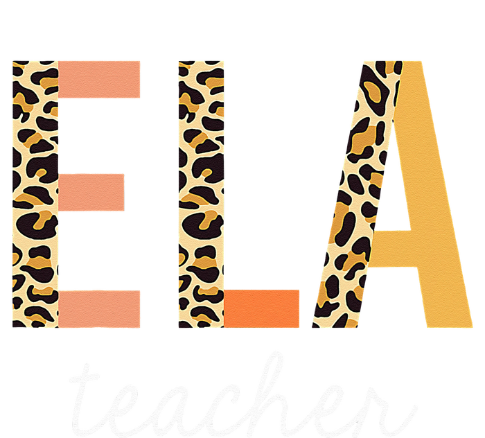 Leopard ELA Teacher English Language Arts Teacher Valucap Bio-Washed Visor