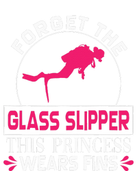 Scuba Diving Diver Forget Glass Slipper Princess Fins T-Shirt