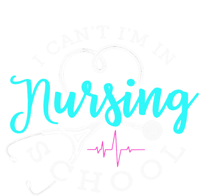 I Can't I'm In Nursing School Funny Nurse Graduation Women’s Perfect Tri Rocker Tank