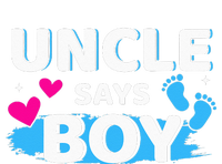 Gender reveal uncle says matching family baby party T-Shirt