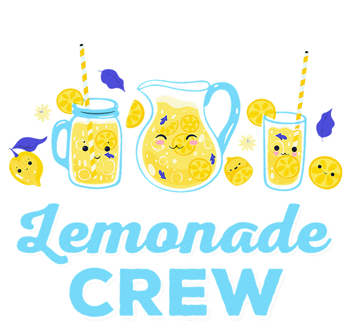 Lemonade Stand Crew and Boss Lemon Juice Summer Cooling Performance Crew T-Shirt