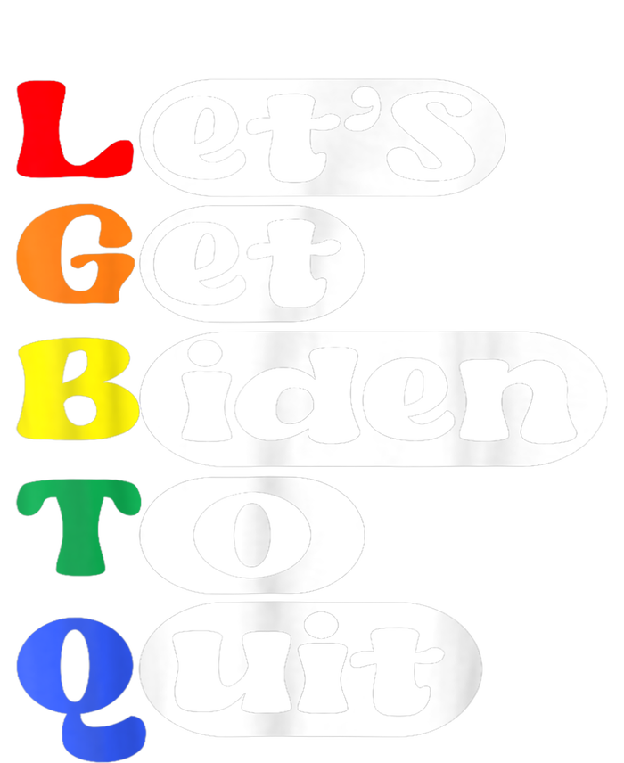 Funny LGBTQ Anti Biden Lets Get Biden To Quite 16 in Basic Backpack