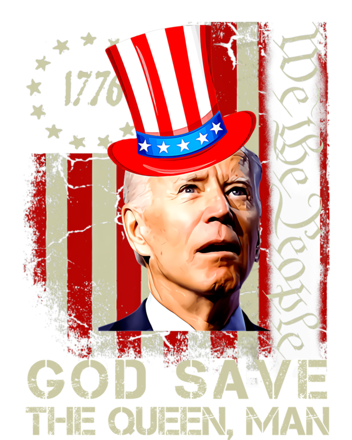 God Save The Queen Man Funny Joe Biden Shirts Cooling Performance Long Sleeve Crew