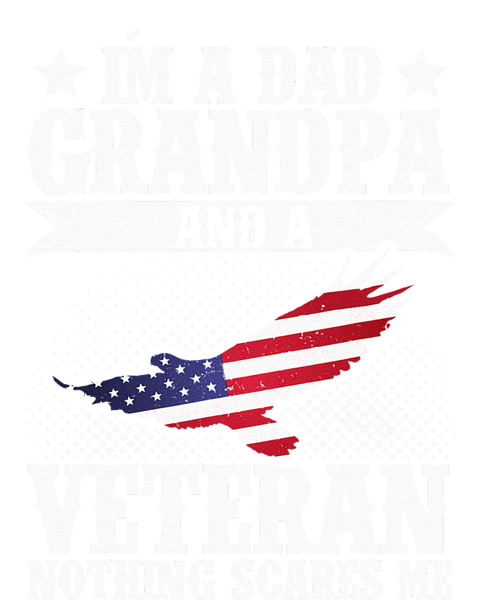 I'm A Dad Grandpa And A Veteran US Flag Veterans Day T-Shirt