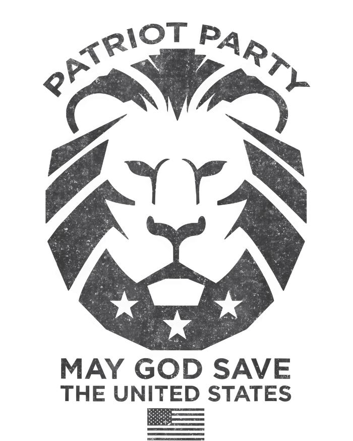 Patriot Party Revolution May God Save The USA Trump 2024 Tall T-Shirt