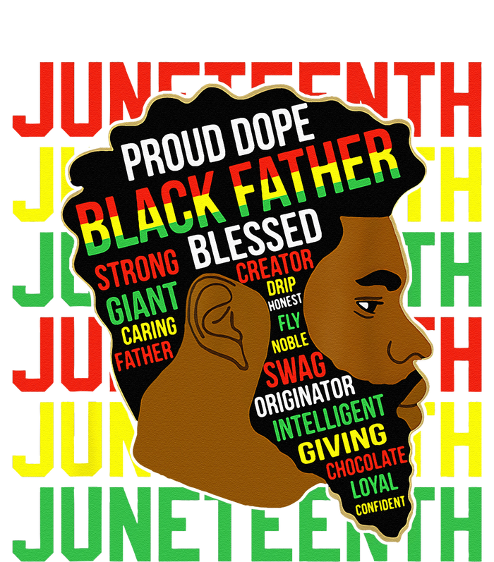 Juneteenth Proud Black Fathers Day Black History African Silk Touch Performance Long Sleeve Polo