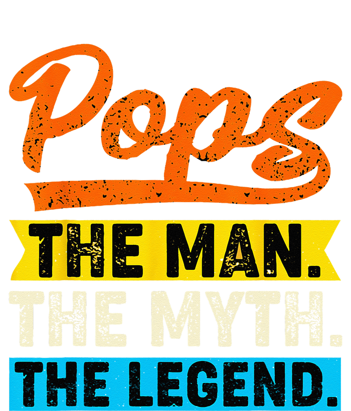 VINTAGE POPS THE MAN THE MYTH THE LEGEND Fathers Day Poster