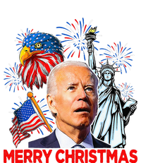 Joe Biden Confused Patriotic Merry Christmas For 4th Of July Women's V-Neck T-Shirt