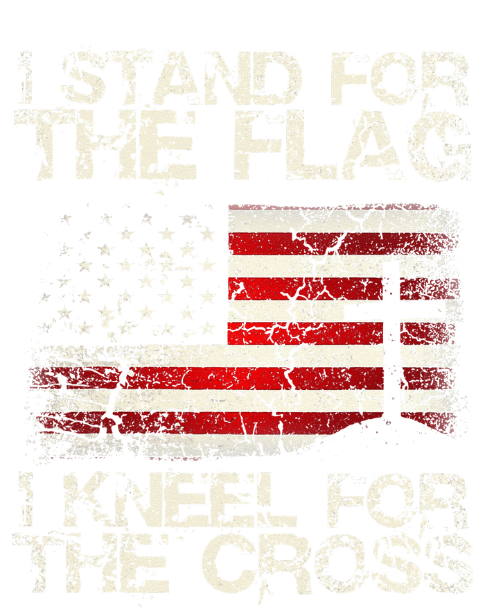 Patriot I Stand for The Flag I Kneel for The Cross Military Tank Top