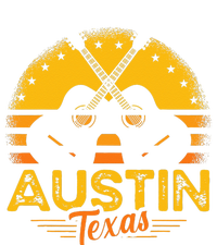 Retro Austin Texas Guitar Texas 7-Panel Snapback Hat