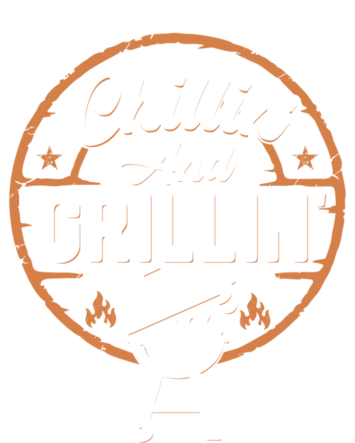 Chillin And Grillin Summer Outdoor Bbq Grilling Dad Fathers Gift 16 in Basic Backpack