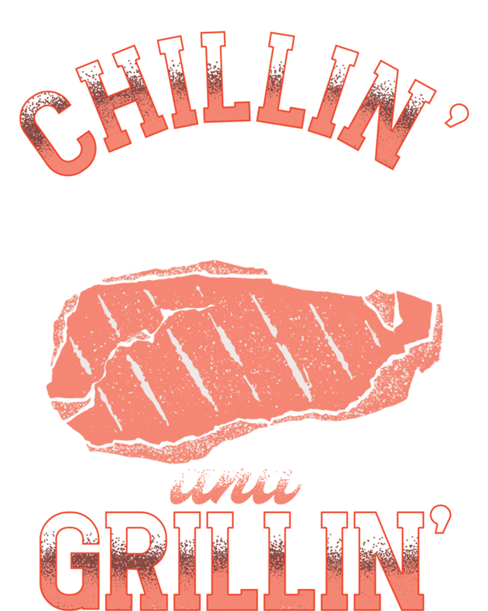 Chillin And Grillin Bbq Barbecue Grill Smoking Gift Tie Dye Hoodie