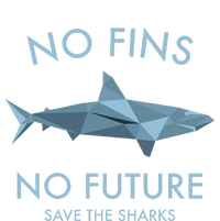 No Fins No Future protect the sharks Scuba Shark Safe Sharks Women's V-Neck T-Shirt