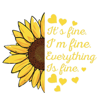 Sunflower It's Fine I'm Fine Everything Is Fine Sunflower 16 in Basic Backpack