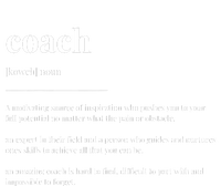 Coach Definition Dictionary Design Premium Hoodie