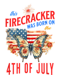 This Firecracker Was Born On The Fourth Of July Birthday Kids Tie-Dye T-Shirt