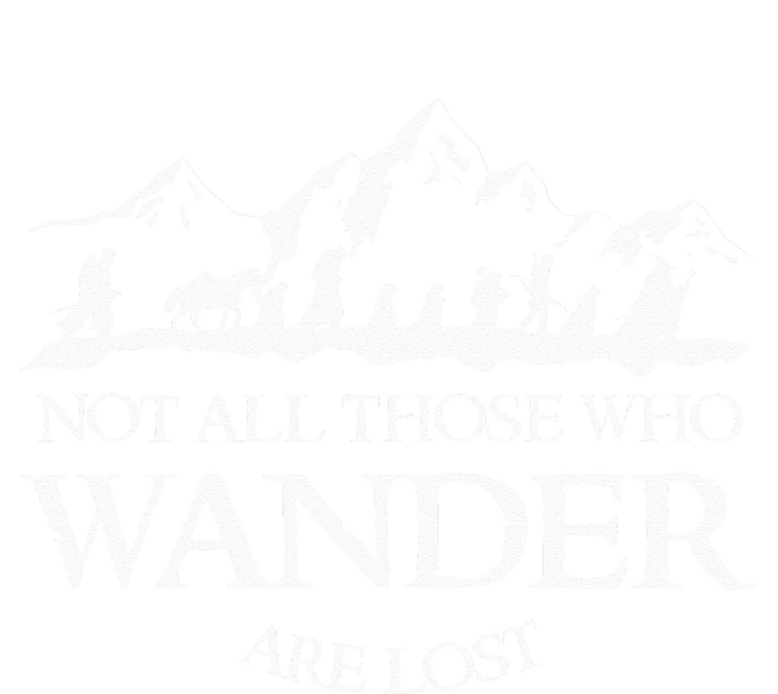 Not All Those Who Wander Are Lost Adventure Bookish Gift Tie-Dye T-Shirt