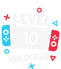 10th Birthday Level 10 Unlocked Video Game Party T-Shirt