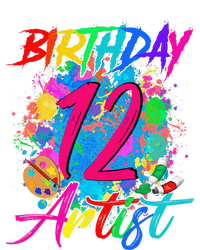 12 Years Old 12th Birthday Art Painting Bday Party Artist T-Shirt