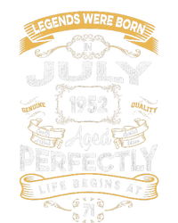 71th Birthday Legends Were Born In July 1952 T-Shirt